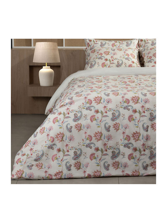 Sunshine Duvet Cover Cotton Double 200x250 Cotton Feelings 2068 Ecru
