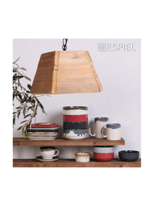 Espiel Essentials Μπωλ Σερβιρίσματος Στρογγυλό από Πορσελάνη Κόκκινο Espiel Essentials Μπωλ Σερβιρίσματος Στρογγυλό από Πορσελάνη Κόκκινο