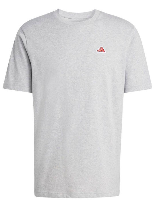 Graphic Athletic T-shirt Medium Grey Heather