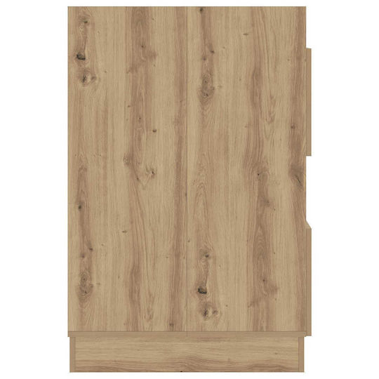 vidaXL Bathroom Cabinet Laundry L50xW68xH162cm Oak
