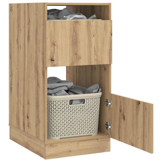 vidaXL Bathroom Cabinet Laundry L50xW68xH162cm Oak