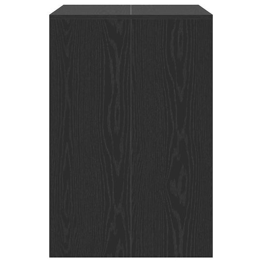 vidaXL Cabinet de baie Mobilier pentru baie L87xA60xÎ89cm Negru
