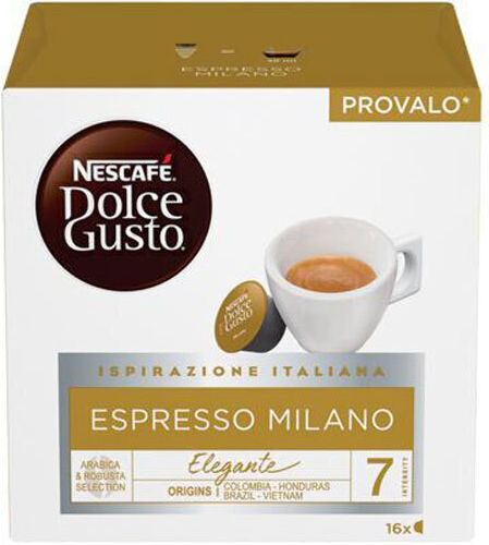 Nescafe Espresso Capsules Dolce Gusto Espresso Milano Compatible with Dolce Gusto Machine 16caps