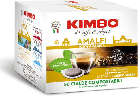 Kimbo Капсули Еспресо Amalfi Съвместими с машина E.S.E. Pod 50капси