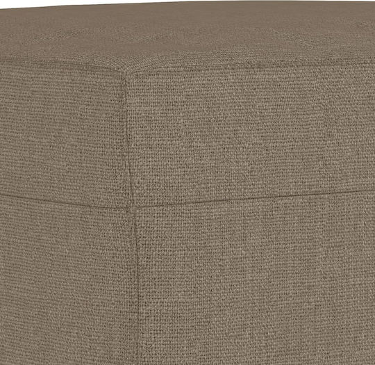Taburet Tapițat cu Țesătură Galben Deschis 100x35x41cm