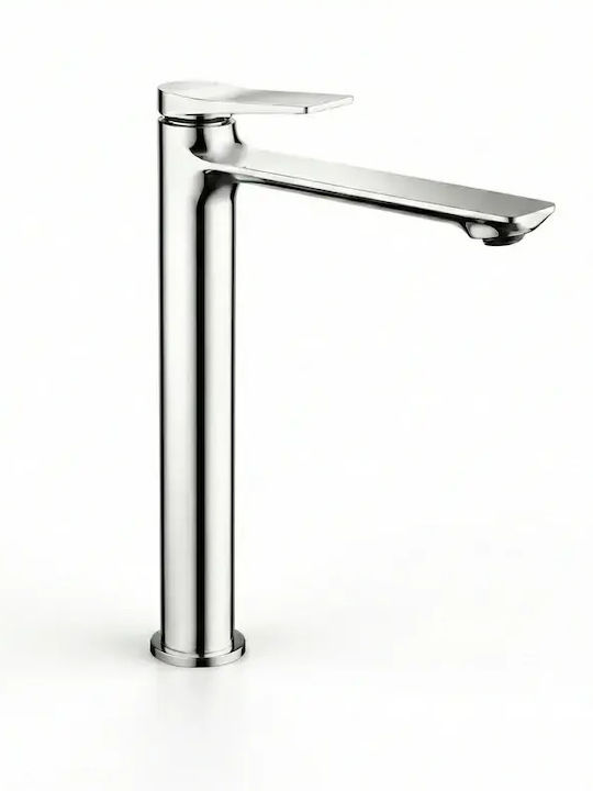 Tema Mixing Tall Sink Faucet Silver