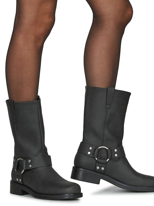 Only Bax Biker Boots Black