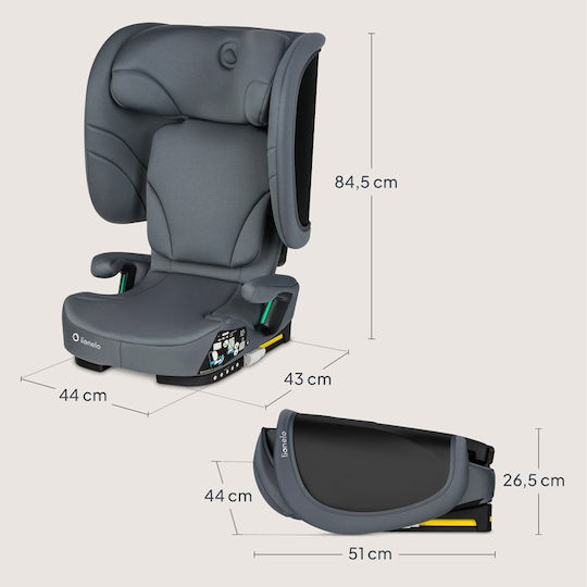 Lionelo Orin Baby Car Seat i-Size with Isofix Gray Graphite