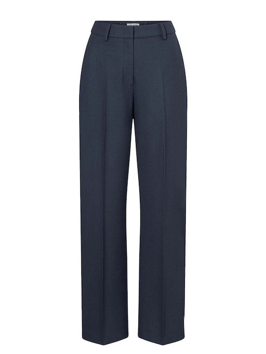 Women's Fabric Trousers Blue