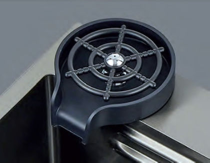 Domistyle Ένθετος Νεροχύτης Inox Μ75xΠ46cm Μαύρος