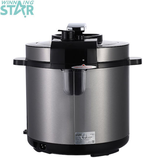 Winning Star ST-9303 Πολυμάγειρας 1000W με Χωρητικότητα 6lt Ασημί