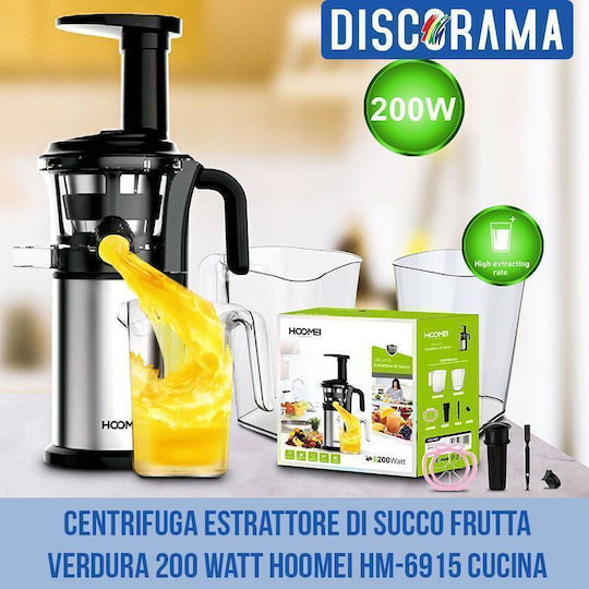 Hoomei Storcător de fructe 200W Argint
