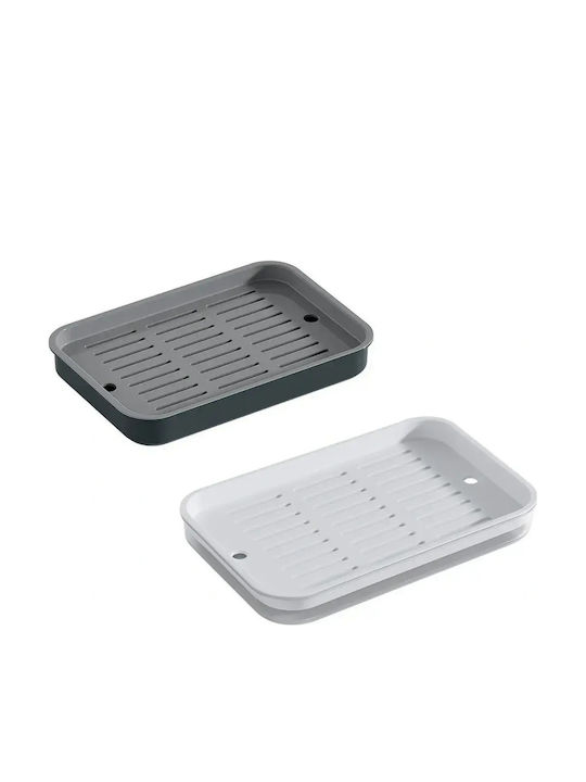 Verk Group Στραγγιστήρι Νεροχύτη Πλαστικό Γκρι 37x24.5cm