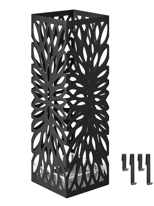 Songmics Ομπρελοθήκη Μεταλλική Μαύρη 15.5x15.5x49cm Songmics Ομπρελοθήκη Μεταλλική Μαύρη 15.5x15.5x49cm