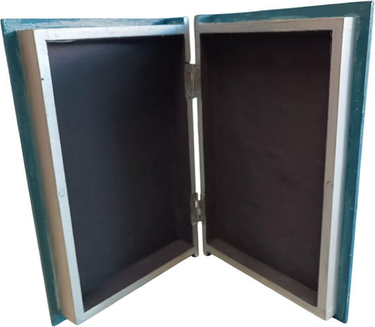 Dekorative Box Metallisch Speicherung im Buchformat 17x26x5cm