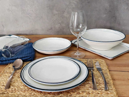 Kutahya Porselen Blue Porcelain Dinnerware Set 40pcs