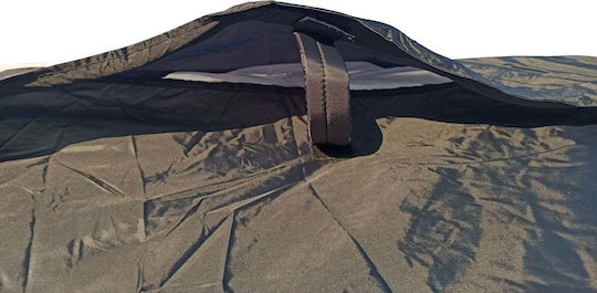 Acra Camping Tent Igloo Mountaineering Grey with Double Cloth 4 Seasons for 3 People Waterproof 3000mm 220x365x115cm