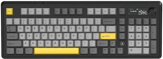 Ajazz AK980 V2 Ασύρματο Gaming Μηχανικό Πληκτρολόγιο (Αγγλικό US)