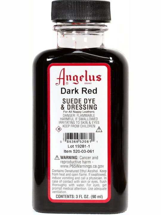 Angelus Suede Dressing Dark Brown Dye for Suede Color Change or Renewal Dark Brown