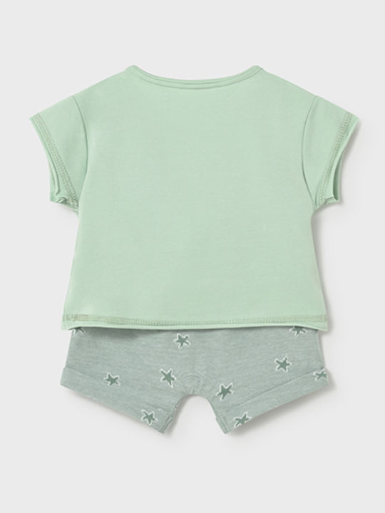 Kids' Set with Pants Summer 4pcs Green