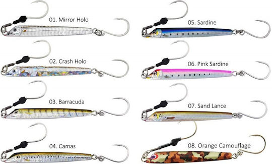 Falcon Artificial Bait Speed Slider, slider Fluorescent 55gr 02.crash Holo