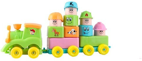 Pilsan Bausteine My First Train Holz 33Stück