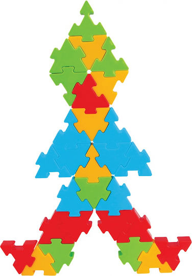 Pilsan Funny Blocks Building Blocks For 1+ Years 128 Pieces