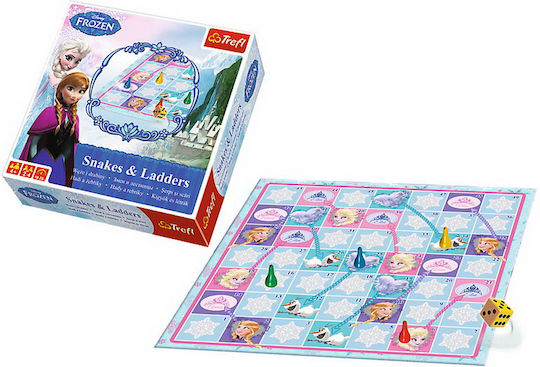 Настолна игра FROZEN Snakes & Ladders за 2-4 играчи 4+ години (EN) Disney