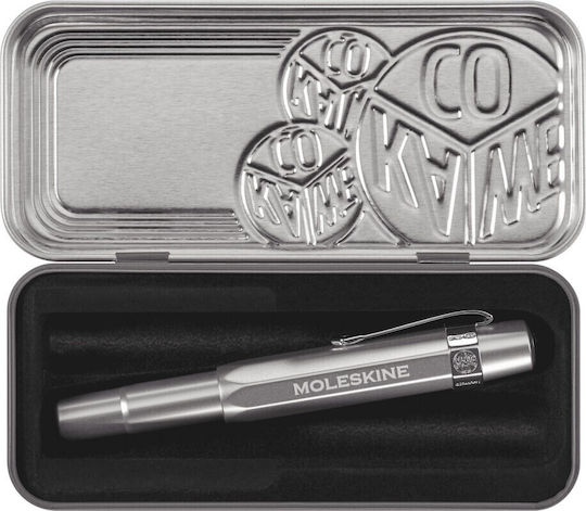 Kaweco Fountain Pen 0.7mm Silver Aluminum With Black Ink