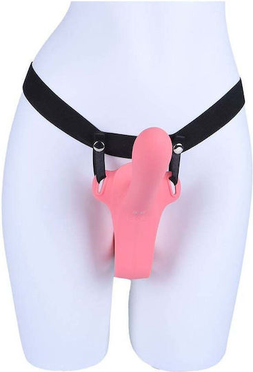 Twiny Strap-Ons Doppelter Vibrations-Gurtzeug Flüssigsilikon Usb