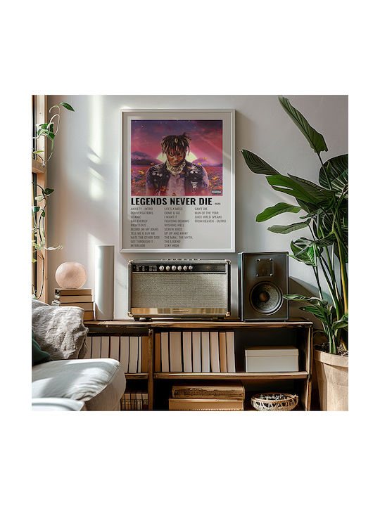 Music Poster Legends Never Die Juice Wrld Ms556 30cm X 40cm