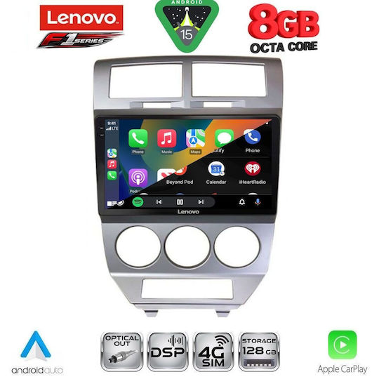 Lenovo Ηχοσύστημα Αυτοκινήτου Dodge Caliber 2006-2012 (Bluetooth/USB/WiFi/GPS/Apple-Carplay/Android-Auto) με Οθόνη Αφής 10"