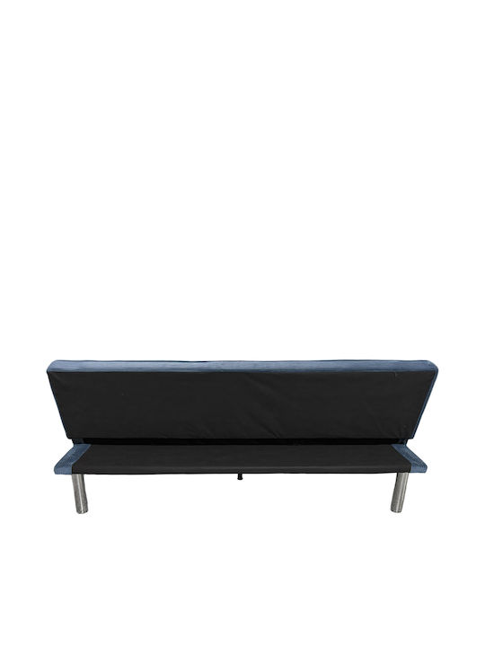 Elvore Three-Seater Sofa Bed Blue 190x83x74 cm 15390009
