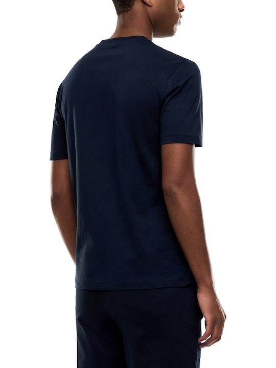 Emporio Armani Kurzarm Herrenblusen Marineblaue