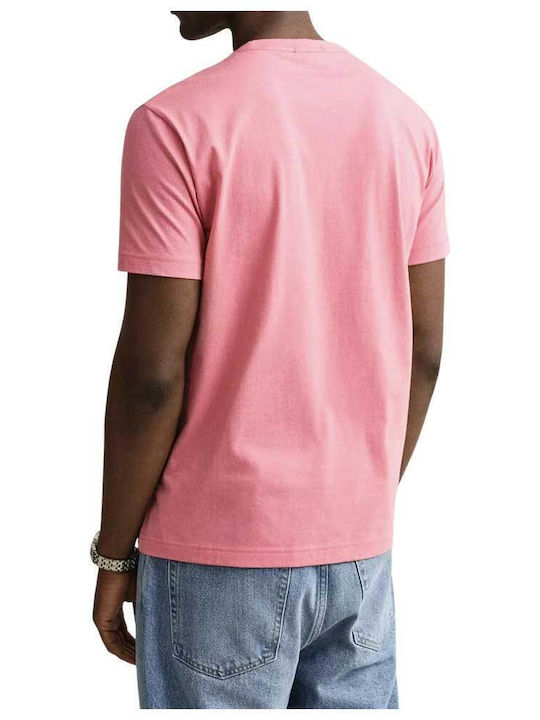 Polo Herrenbluse Kurzarm Rosa