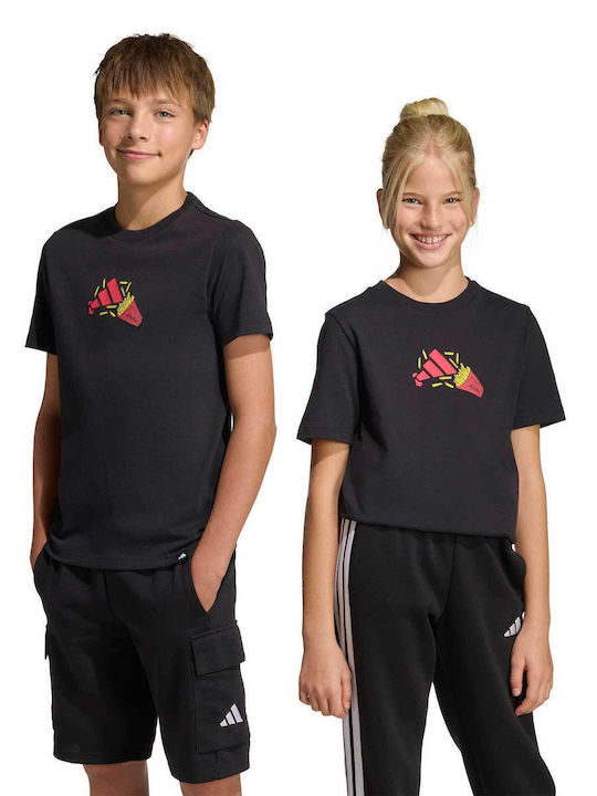 Tricou Pentru Copii Negru Food Pack Graphic K