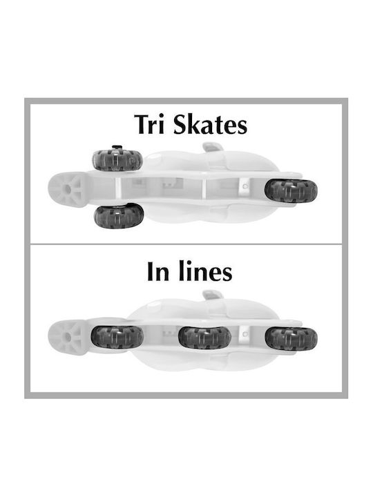 Stamp Kids Adjustable Inline Rollers Pink