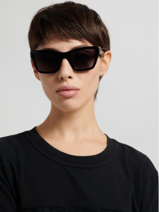Marc Jacobs Unisex Γυαλιά Ηλίου με Μαύρο Κοκκάλινο Σκελετό και Γκρι Ντεγκραντέ Φακό MARC 884/S 807/9O