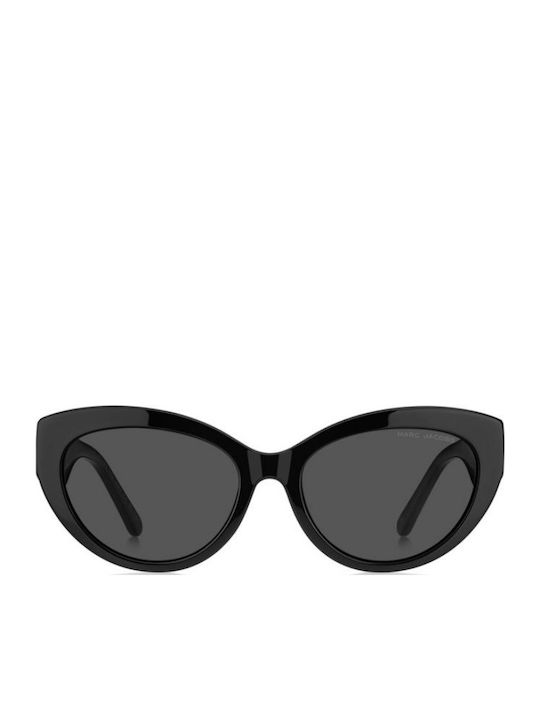 Marc Jacobs Unisex Γυαλιά Ηλίου με Μαύρο Κοκκάλινο Σκελετό και Γκρι Φακό MARC 883/S 807/IR