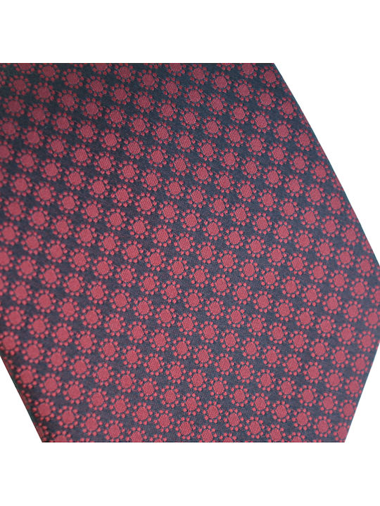 Pierre Cardin Men's Tie Silk Printed in Red Color