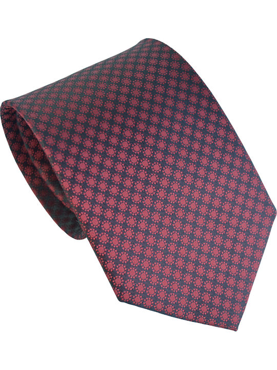 Pierre Cardin Men's Tie Silk Printed in Red Color