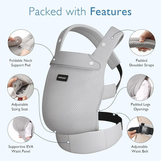 Momcozy Classic Carrier Gray with Maximum Weight 20kg