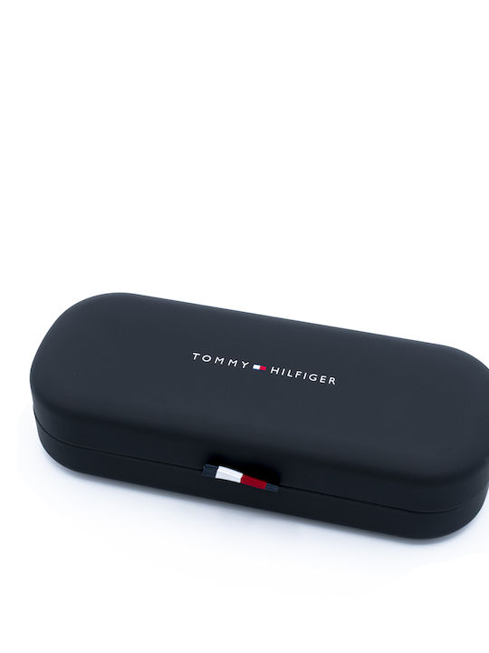 Tommy Hilfiger Unisex Ochelari De Soare Cu Ramă Din Plastic Albastru Marin Și Lentile Gri TH2325/S PJP/IR