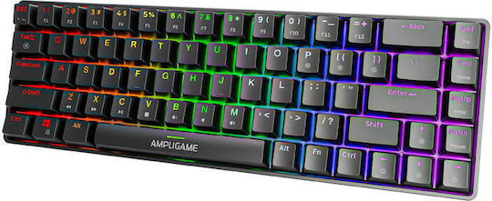 Fifine GK1 Gaming Mechanical Keyboard 65% with RGB lighting (English US)