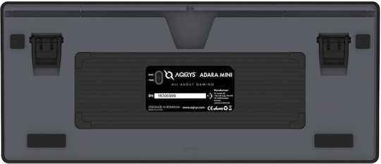 Aqirys Adara Mini Gaming Μηχανικό Πληκτρολόγιο 75% με Haimu Pink διακόπτες και RGB φωτισμό (International English)