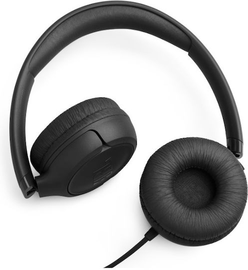 JBL Tune 530 Wired On Ear Headphones Black