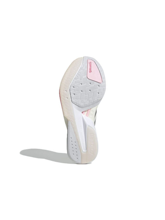 Adizero Boston 13 Дамски Спортни обувки Running Core White / Silver Metallic / Clear Pink