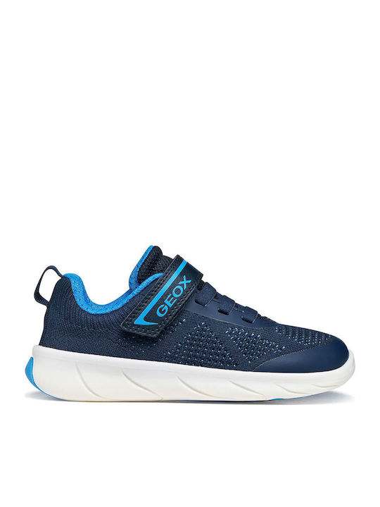 Παιδικά Sneakers Ανατομικά με Σκρατς Μπλε