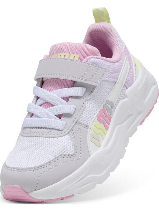 Trinity 2 Παιδικά Sneakers Ανατομικά με Σκρατς Πολύχρωμα
