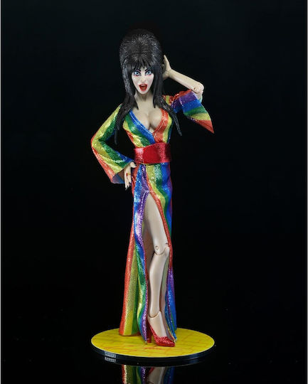 Neca Elvira Mistress Of The Dark Over The Rainbow Elvira Action Figure Height 20cm in Scale 1:10